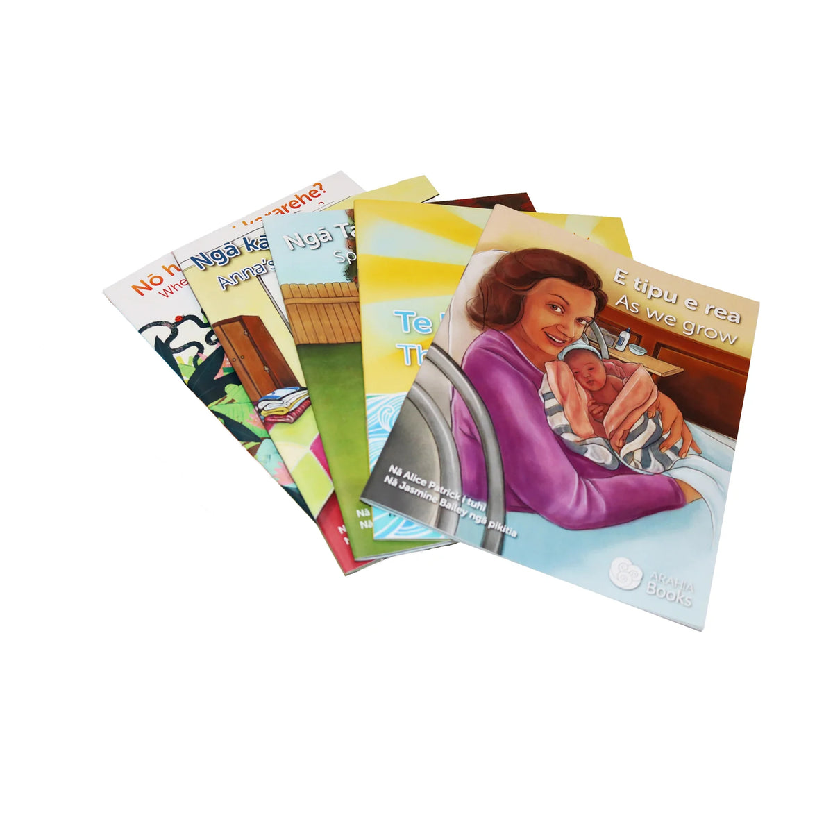5  Arahia Big Books (39x28cm) = Fun & Engaging: Bilingual Te Reo Maori + English